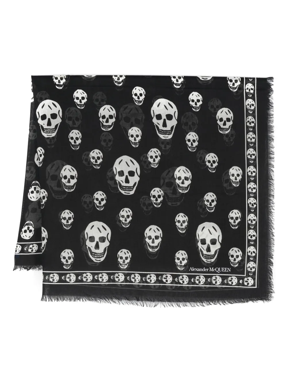 McQueen Scarf Black