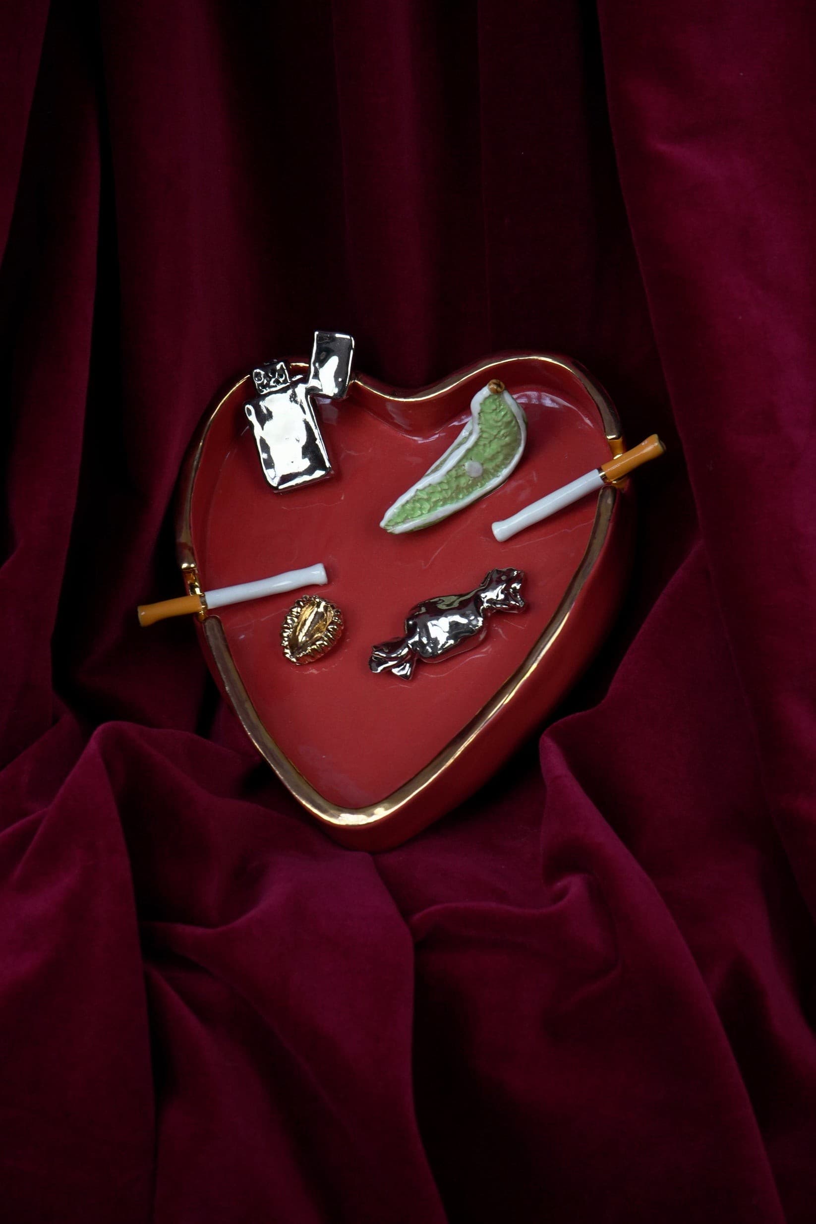 Cross My Heart Ashtray