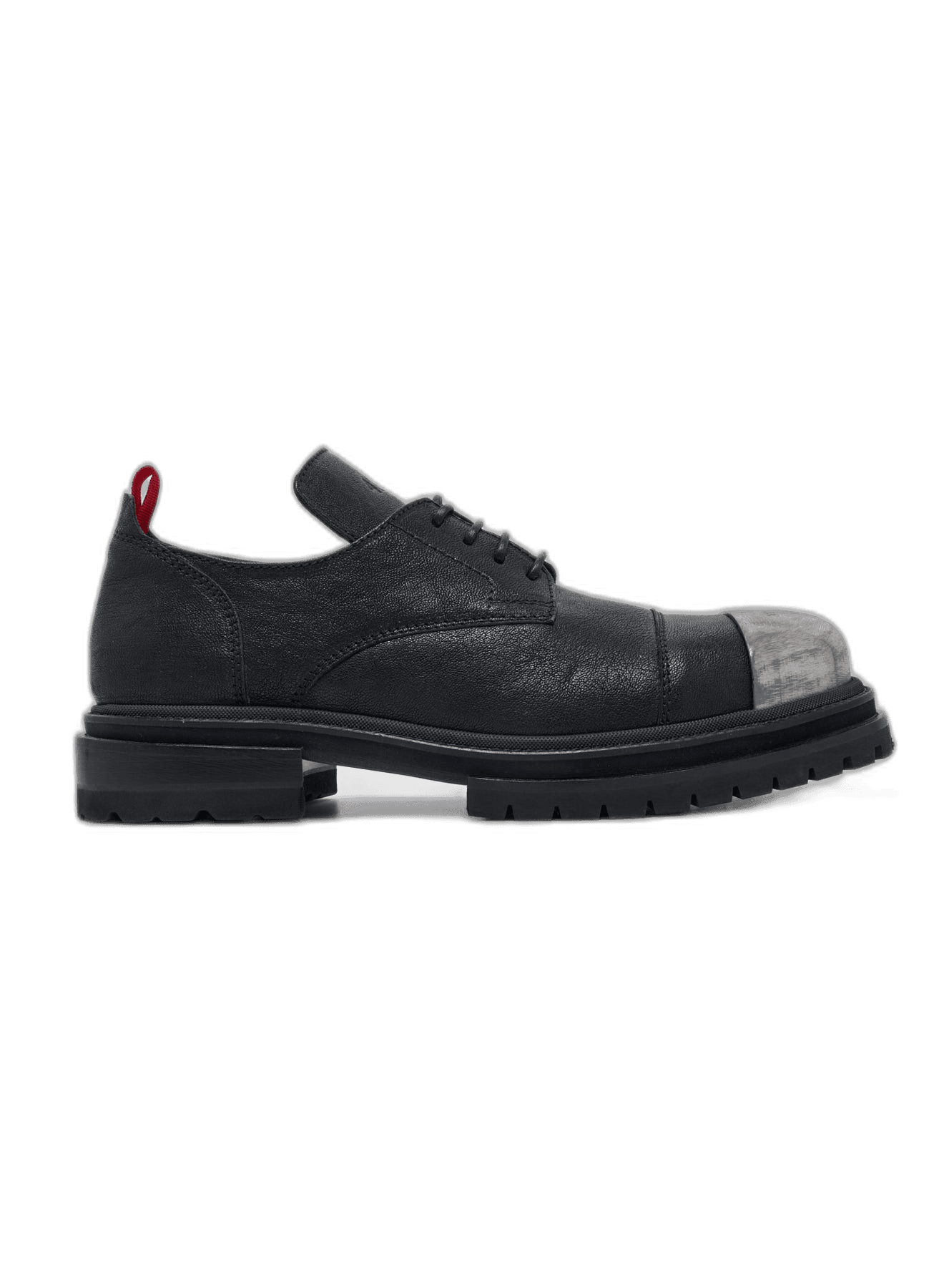 Derby Washed Leather in Black