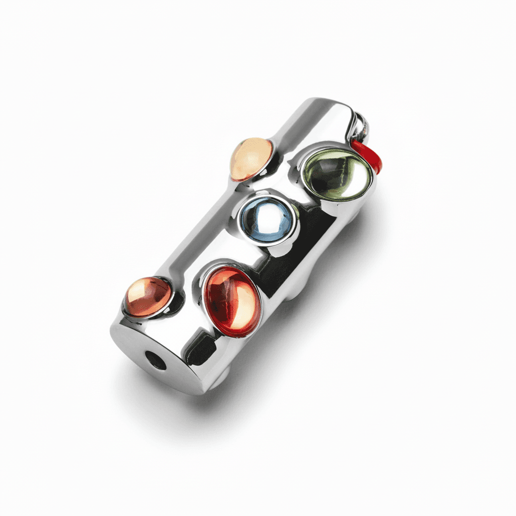 Gemstoned Lighter Case in Multi-stone